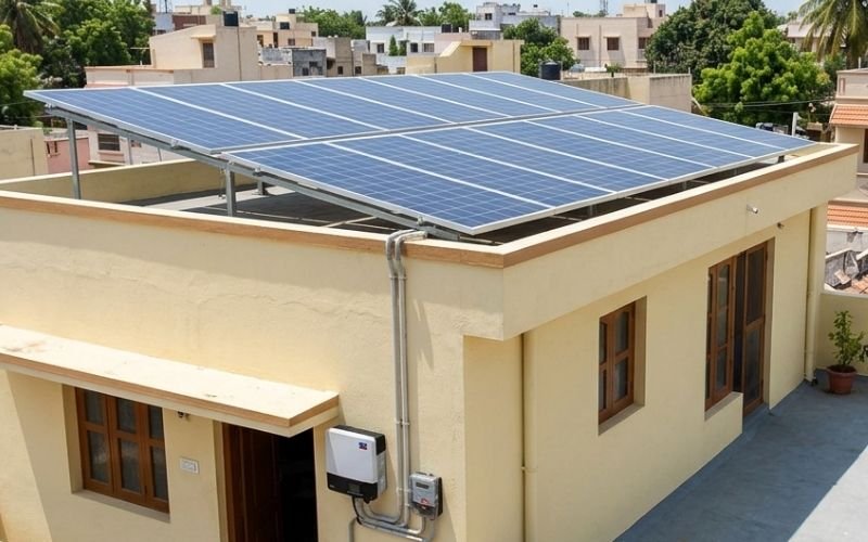 3 to 4 kW residential solar home system