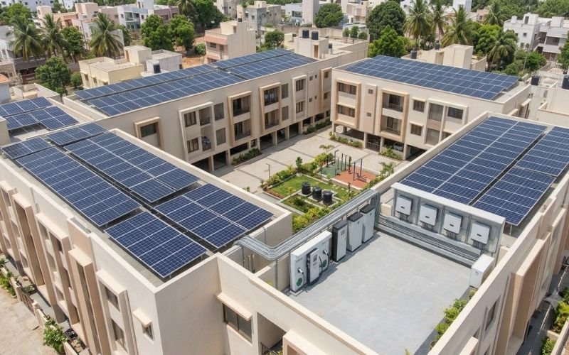 Apartment and gated community solar project