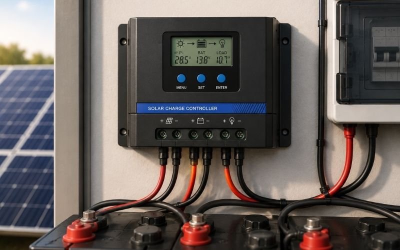 Solar charge regulation equipment