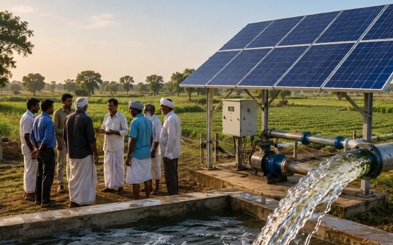 Community solar irrigation project