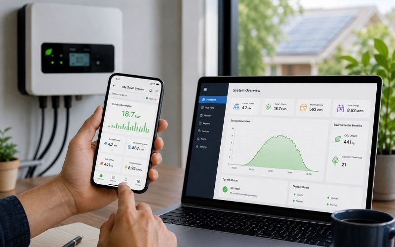 Rooftop solar performance monitoring