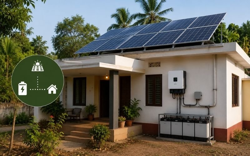 Independent solar energy generation