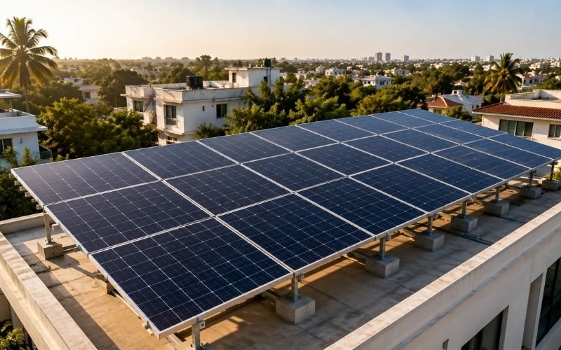 Solar energy installation