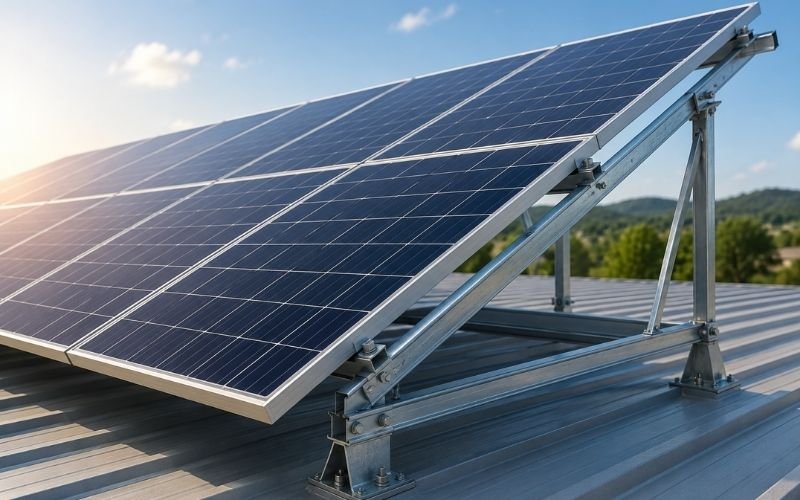 Secure rooftop solar mounting structures