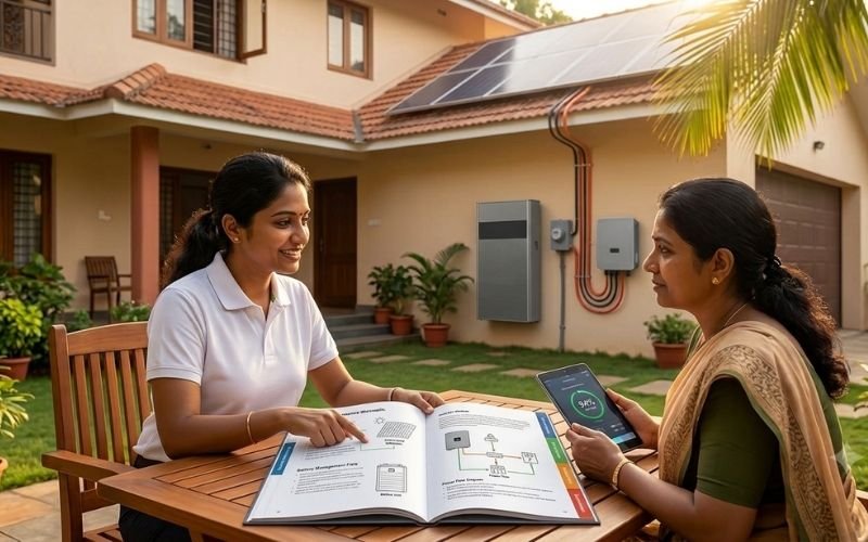 Solar monitoring and servicing for residential systems